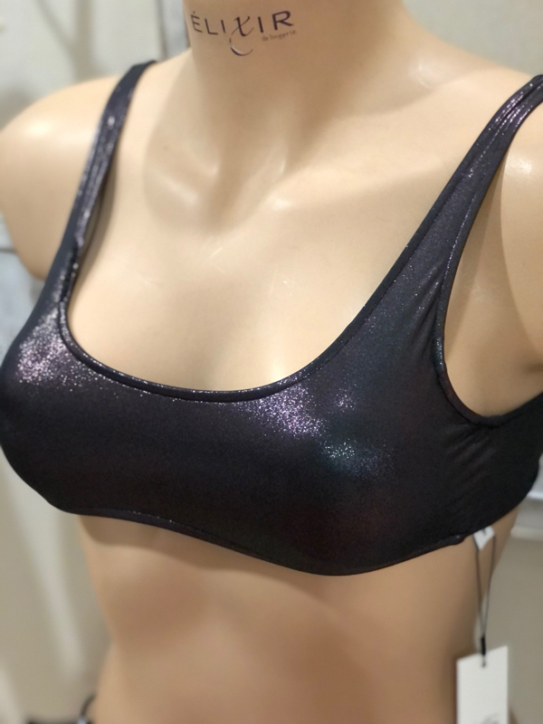 Top lurex metalizado